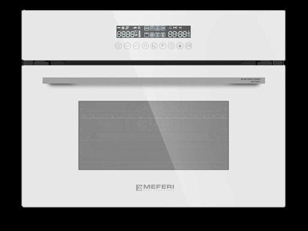 Духовой шкаф электрический MEFERI MEO608WH MICROWAVE фото с ценой. Подробные технические характеристики