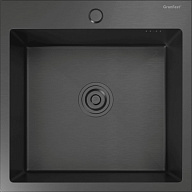 Купить Кухонная мойка из нержавеющей стали GRANFEST METAL 5050 PVD графит в Гомеле: лучшая цена, фото, характеристики