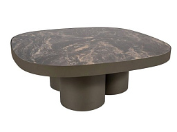 Купить Стол журнальный SIGNAL STELLA A Ceramic черный Vulcano/медный 100/100 в Гомеле: фото, характеристики в каталоге.