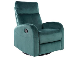 Купить Кресло SIGNAL OLIMP Velvet Bluvel 78 раскладной, зеленый в Гомеле: цена, характеристики, фото