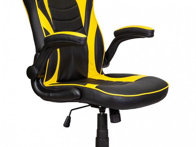Кресло поворотное JORDAN, желтый+черный фото с ценой