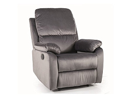 Купить Кресло SIGNAL SPENCER 1 Velvet Bluvel 14 раскладное, серый в Гомеле: цена, характеристики, фото