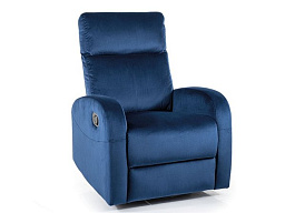 Купить Кресло SIGNAL OLIMP Velvet Bluvel 86 раскладное, синий в Гомеле: цена, характеристики, фото