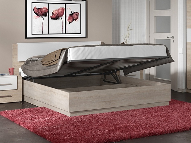 Спальня с огромной двуспальной кроватью фото с ценой. Мебельный уют.