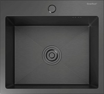 Купить Кухонная мойка из нержавеющей стали GRANFEST METAL 4844 PVD графит в Гомеле: лучшая цена, фото, характеристики