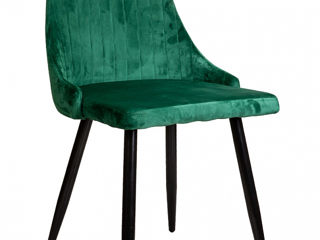 Стул MEGAN, зеленый велюр HLR56/черный фото с ценой. Мебельный уют.
